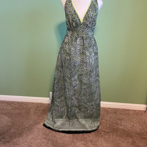 Burning Torch Multi Colored Maxi Dress - Picture 2 of 13